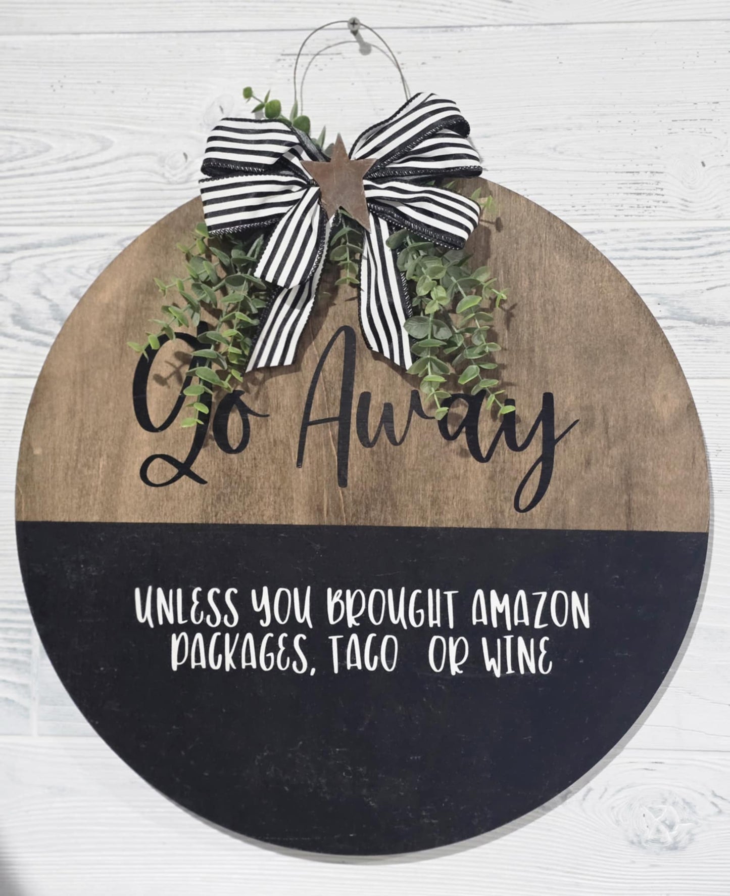 Go Away Sign