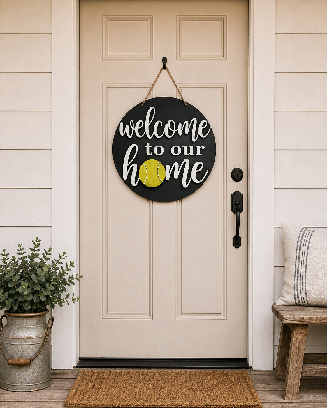 Welcome Tennis Ball Attachment
