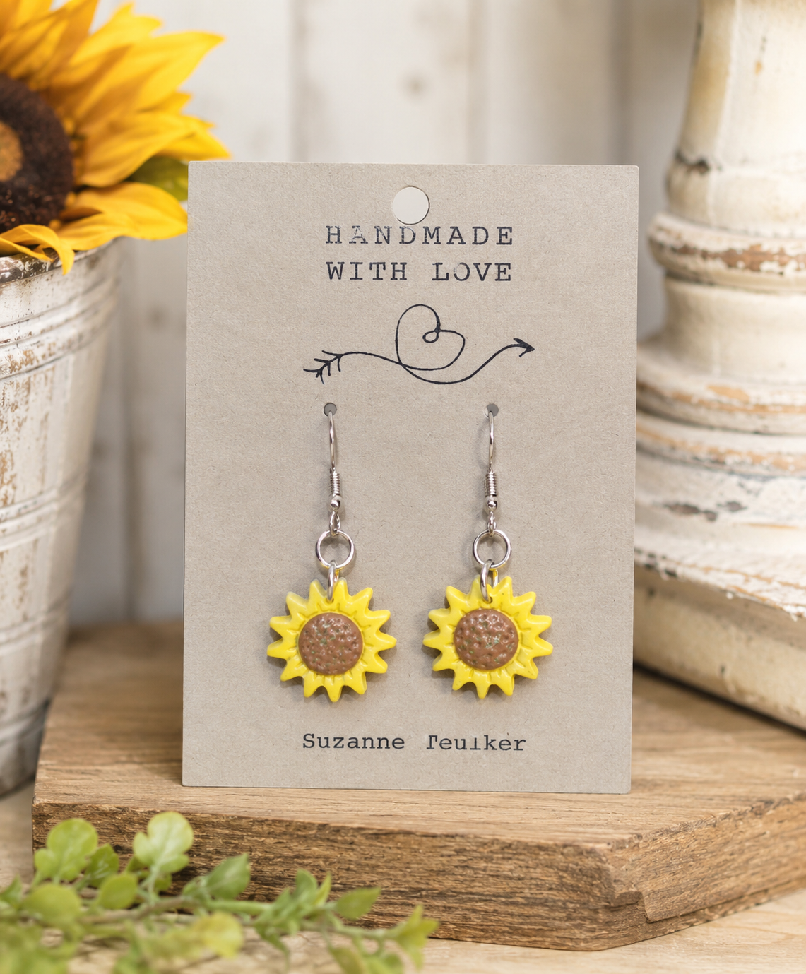 Sunflower Earrings