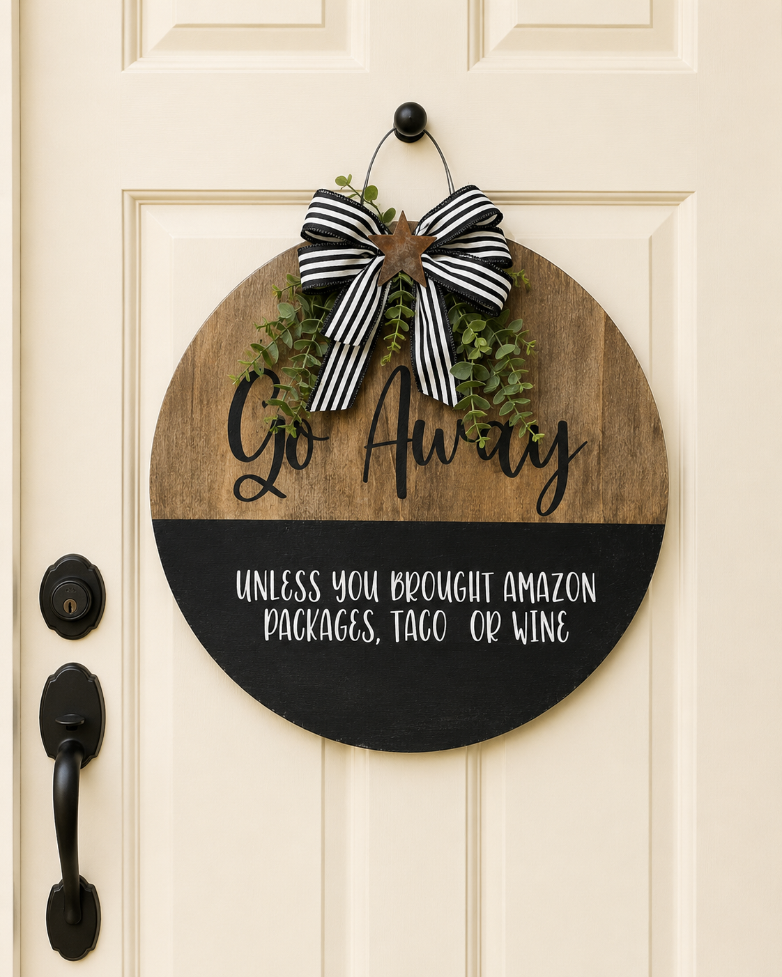 Go Away Sign