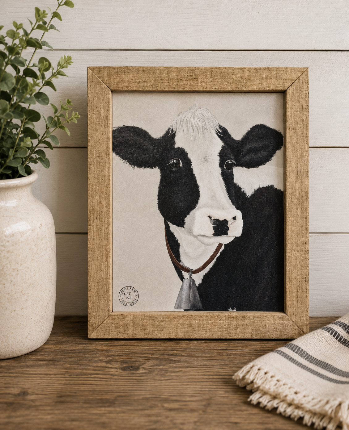 Hand Painted Cow