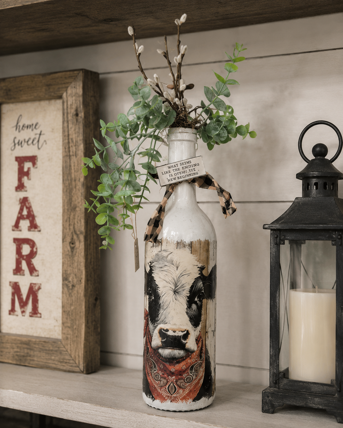 White Cow Bottle