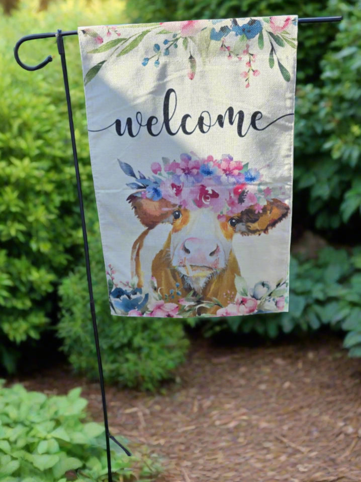 Welcome Cow Flag