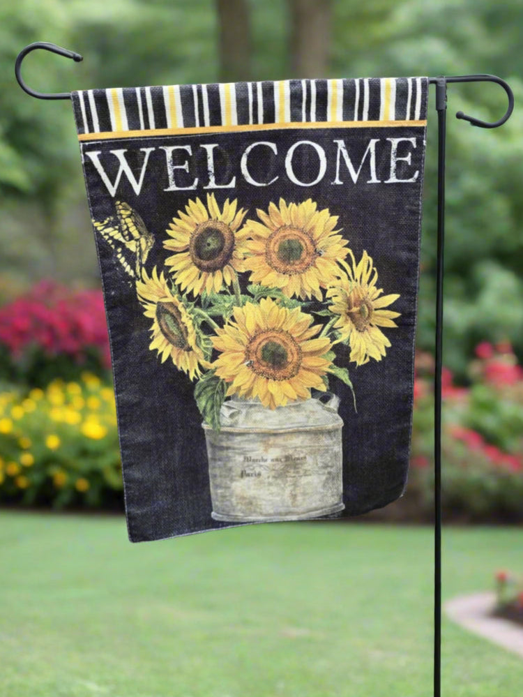 Sunflower Welcome Flag