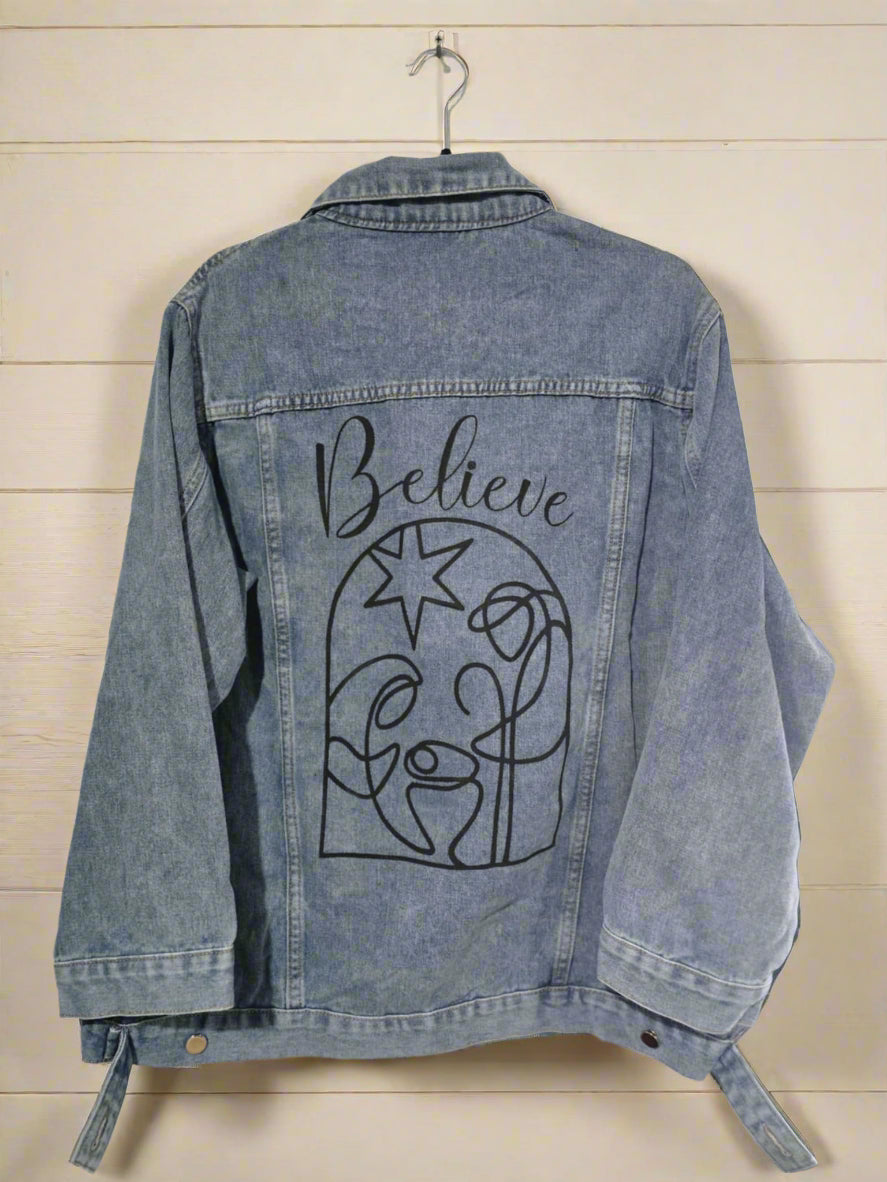 Hand Painted Denim Jacket