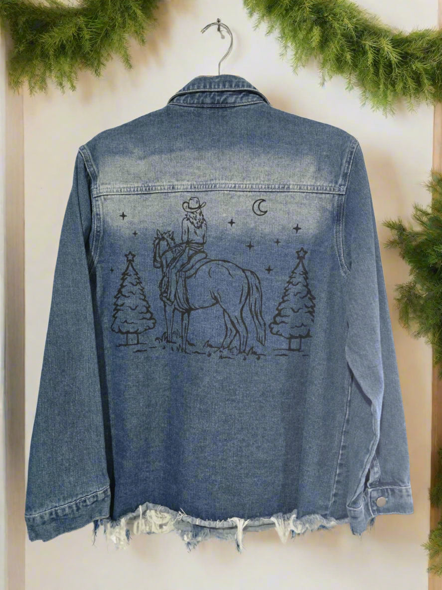 Hand Painted Denim Jacket