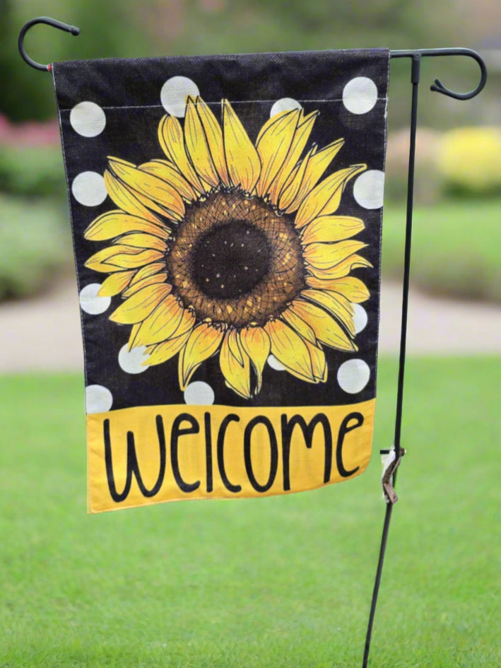 Sunflower Welcome Flag