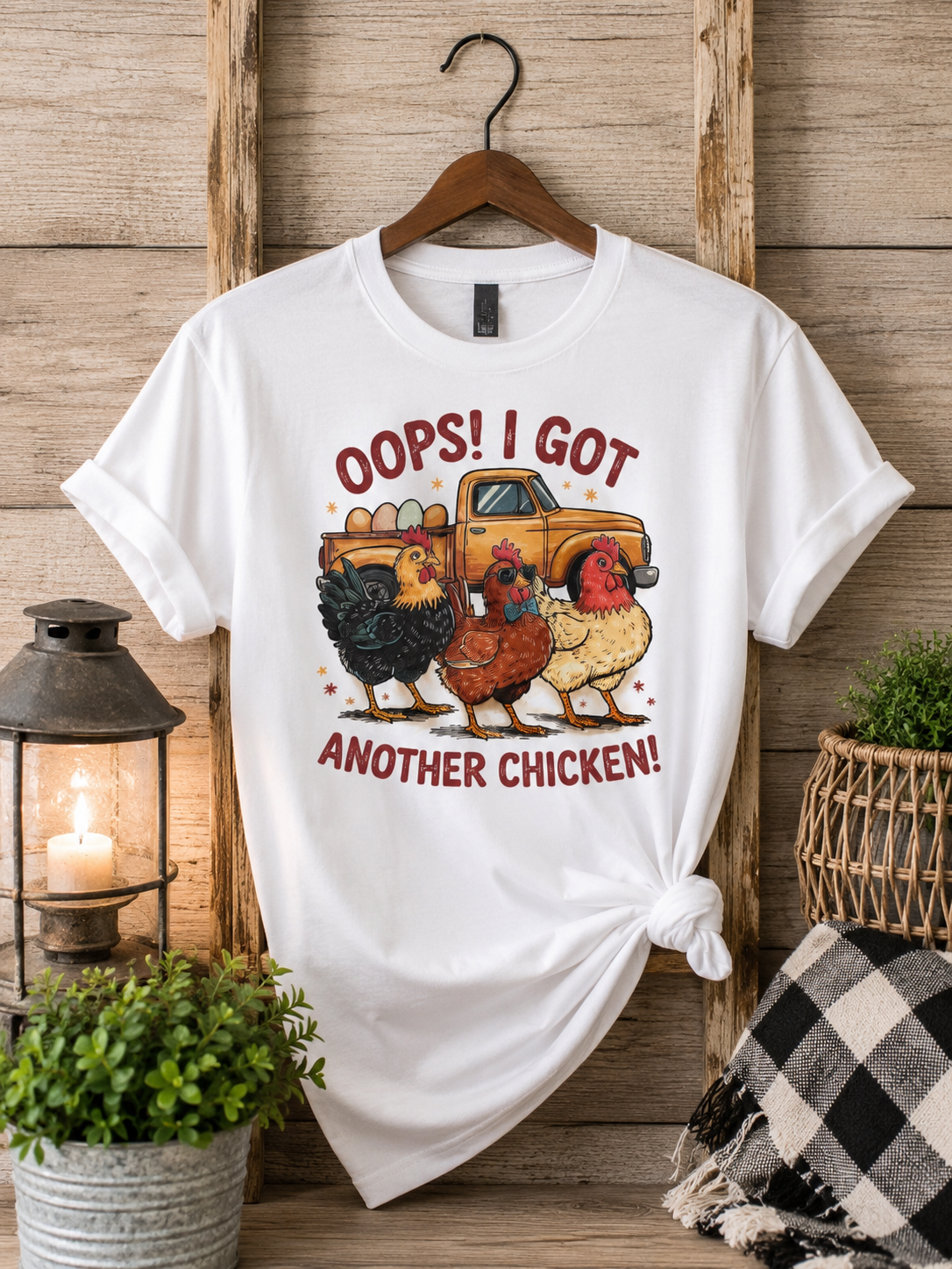 Oops! I Got Another Chicken Graphic T-Shirt