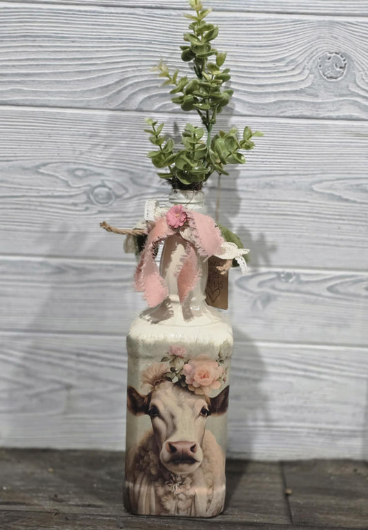 Pink Cow Bottle