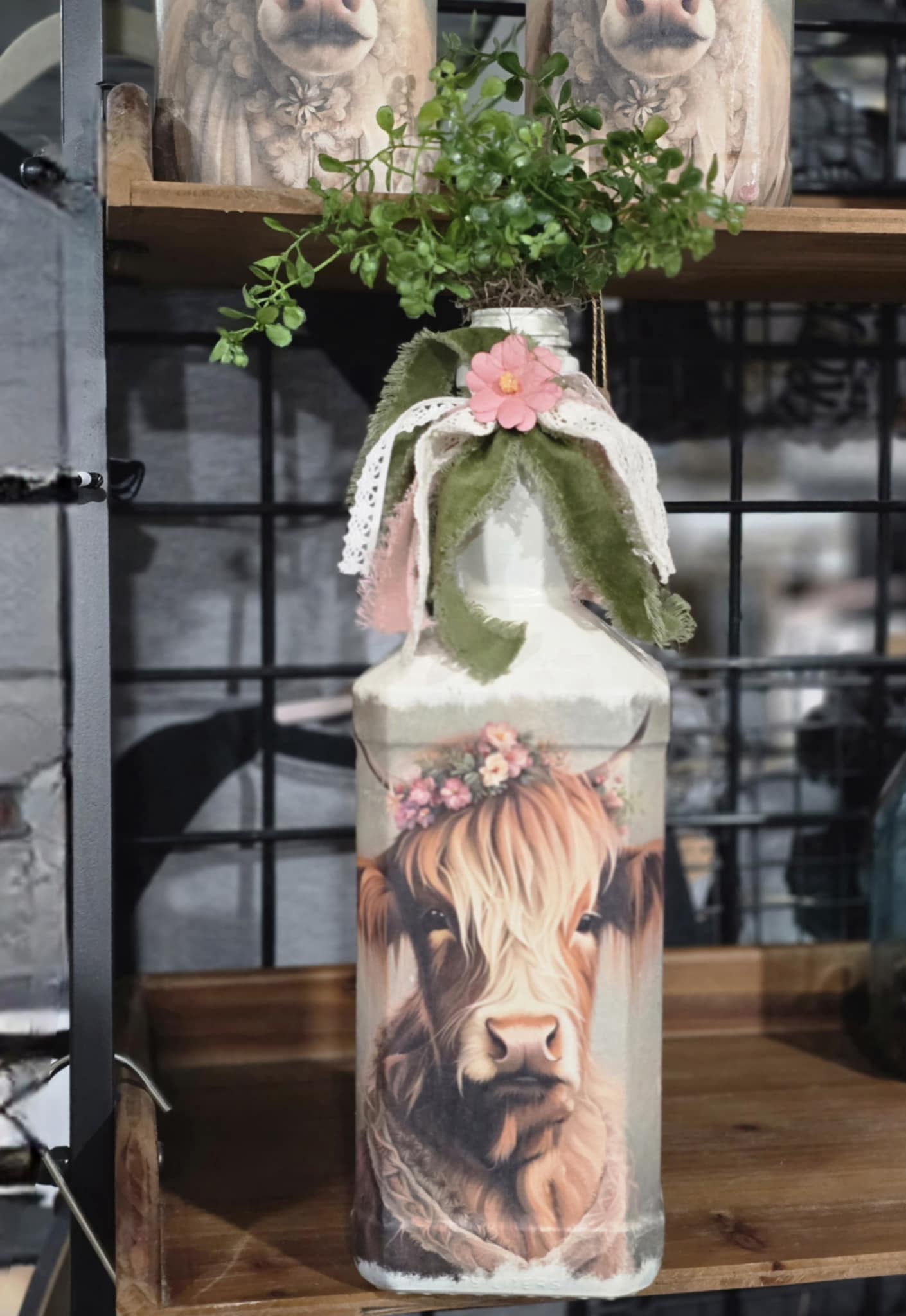 Pink Cow Bottle