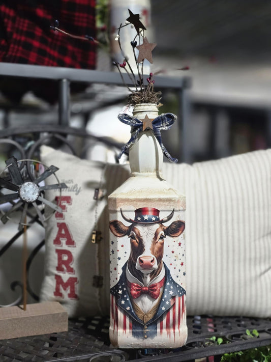 Americana Cow Bottle