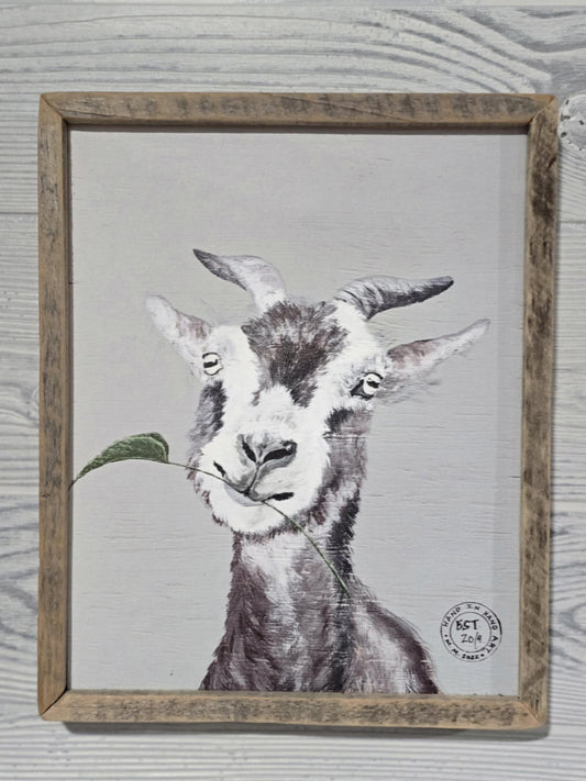 Hand Painted Goat