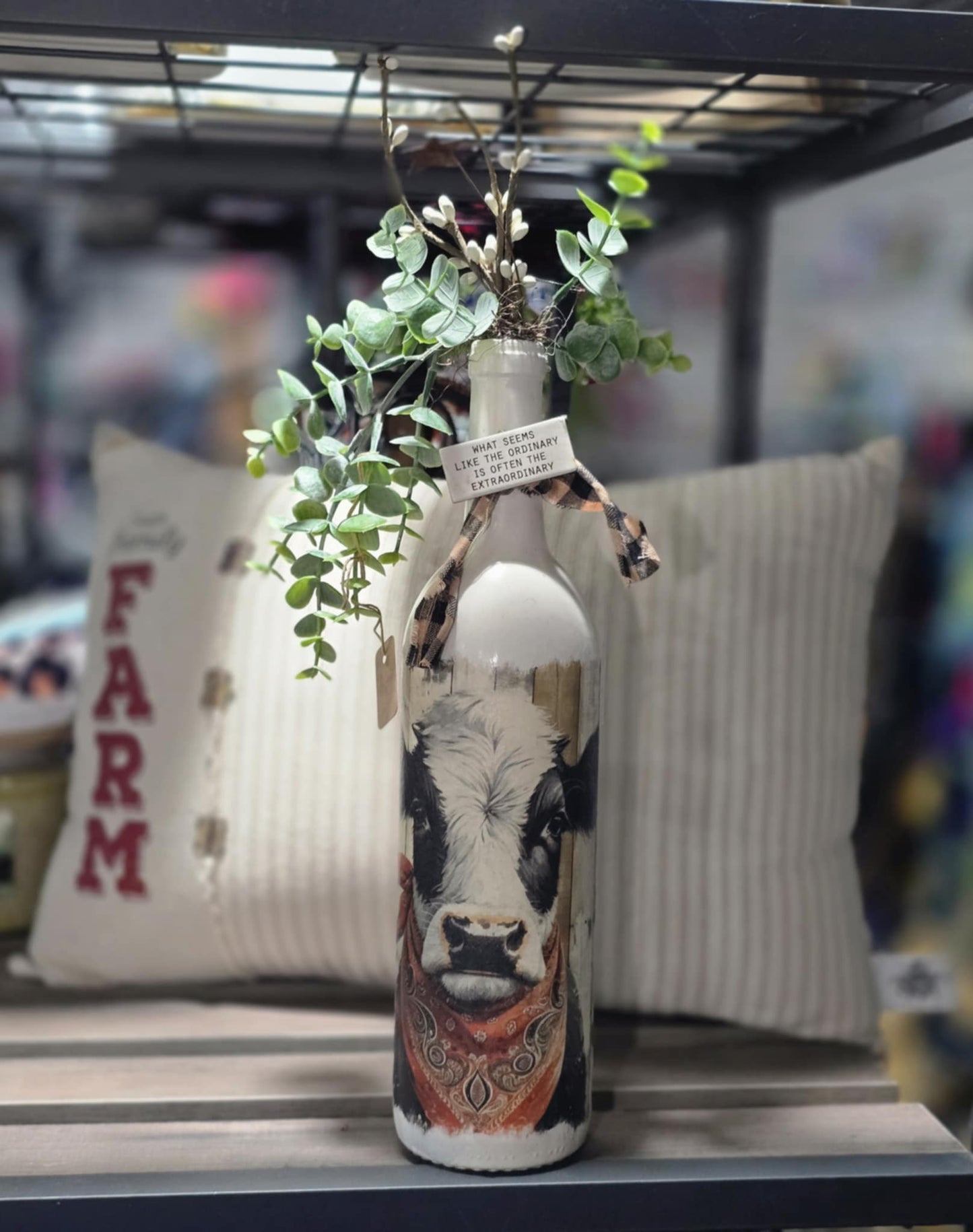 White Cow Bottle