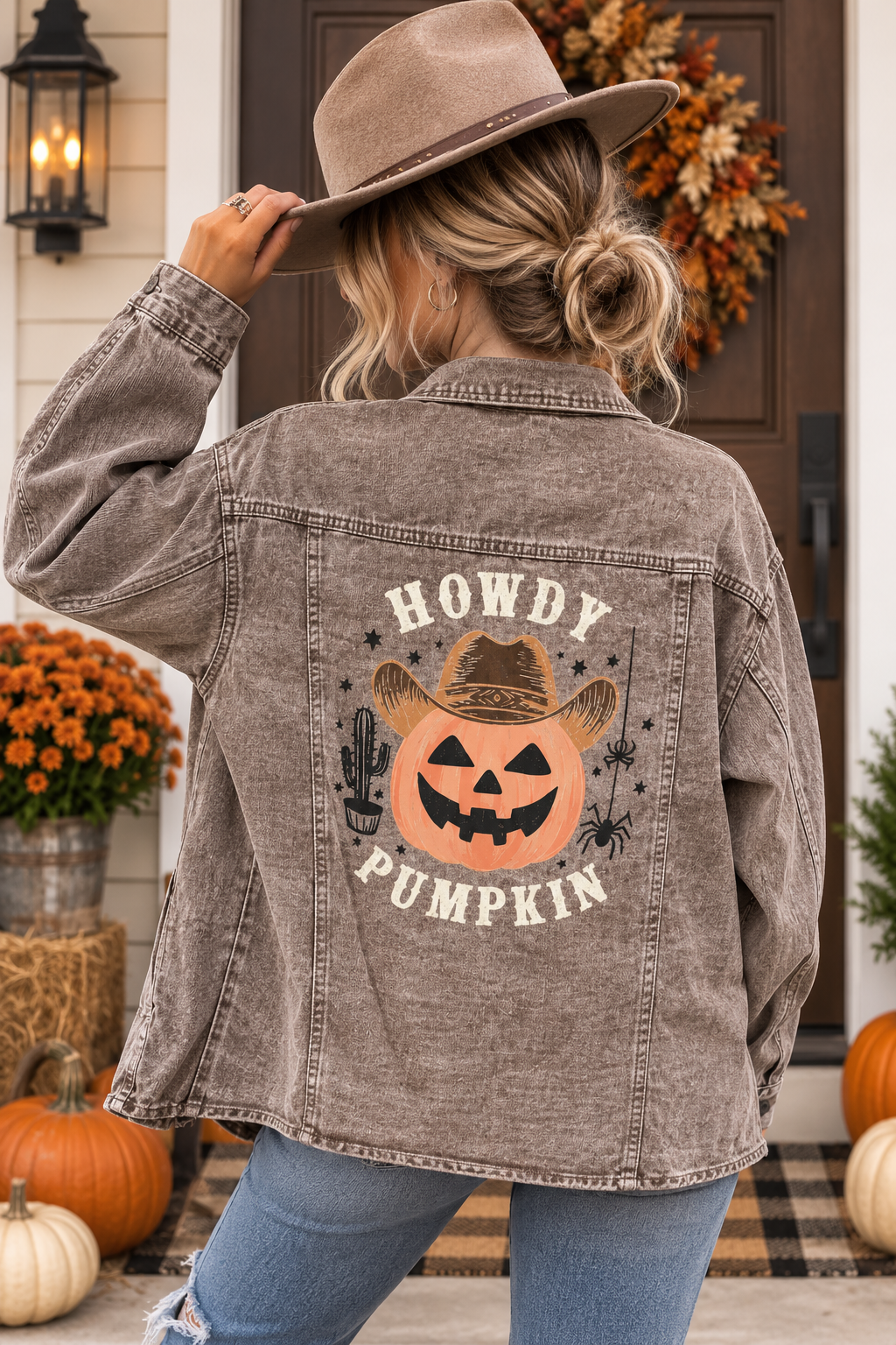 Hand Painted Denim Jacket