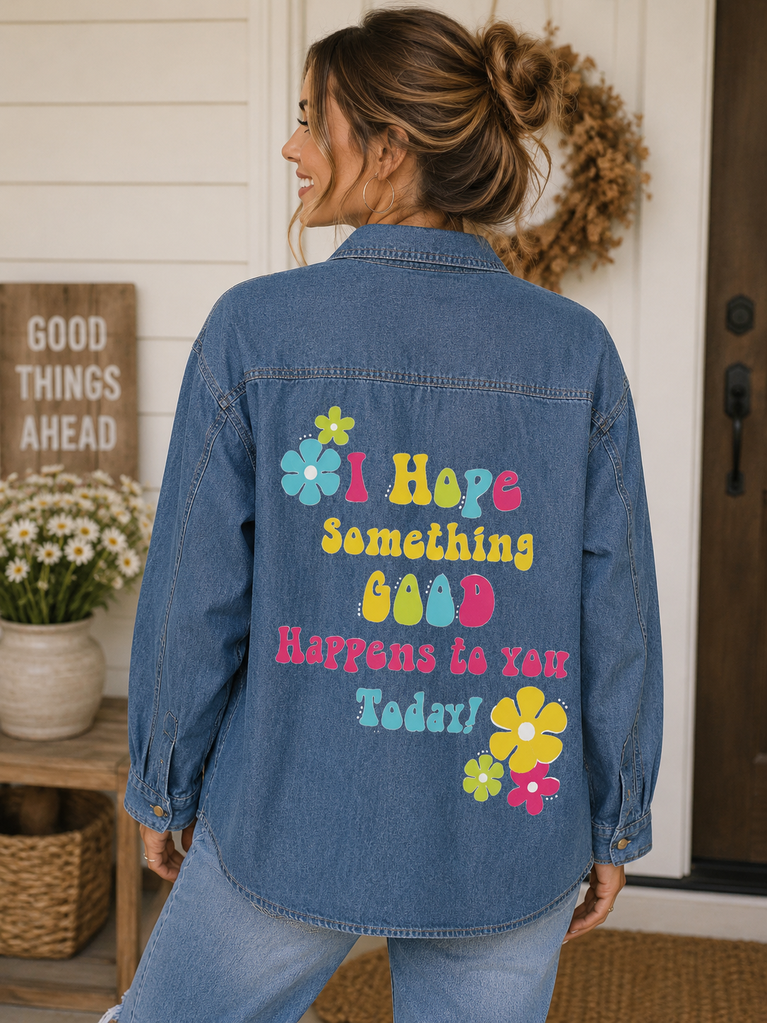 Hand Painted Denim Jacket