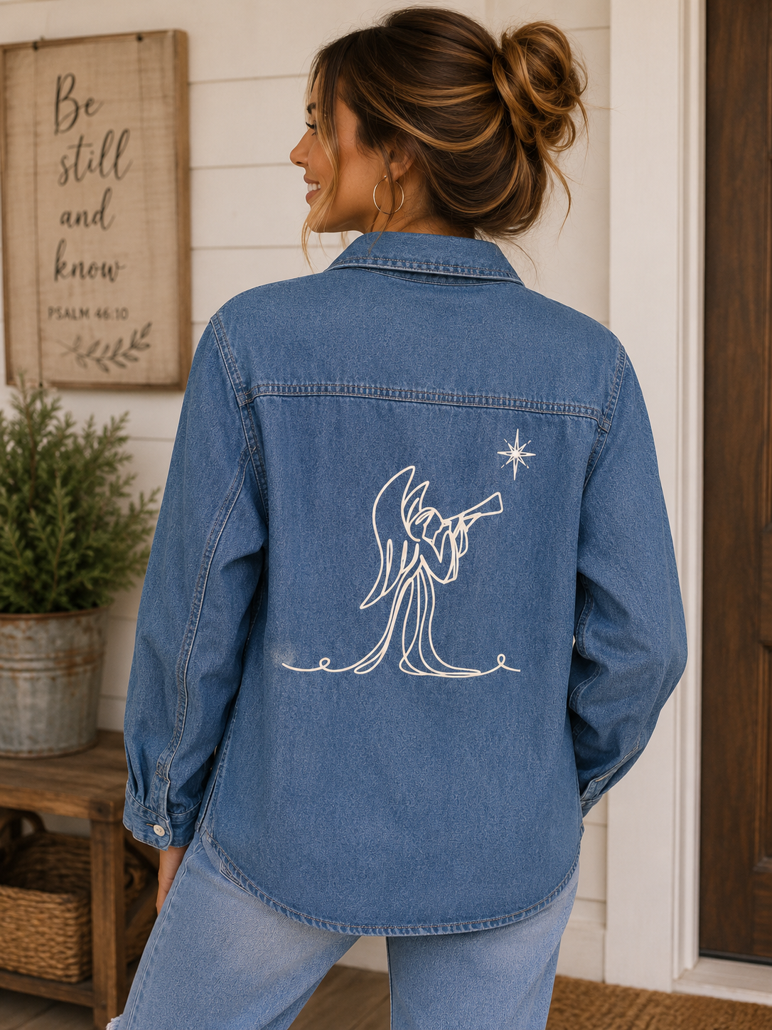 Hand Painted Denim Jacket