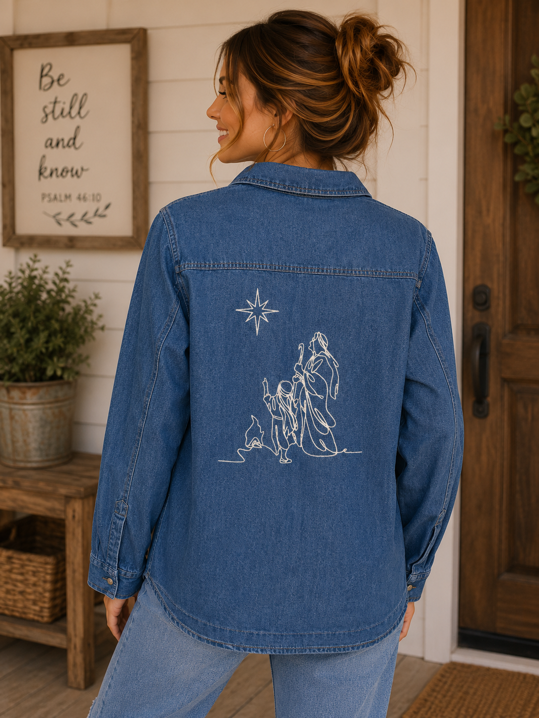Hand Painted Denim Jacket