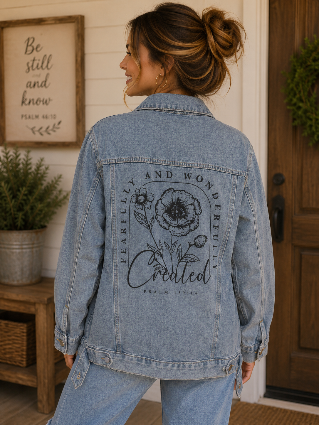 Hand Painted Denim Jacket