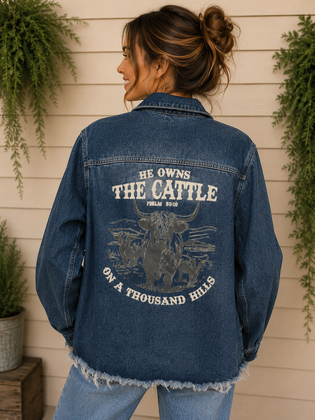 Hand Painted Denim Jacket