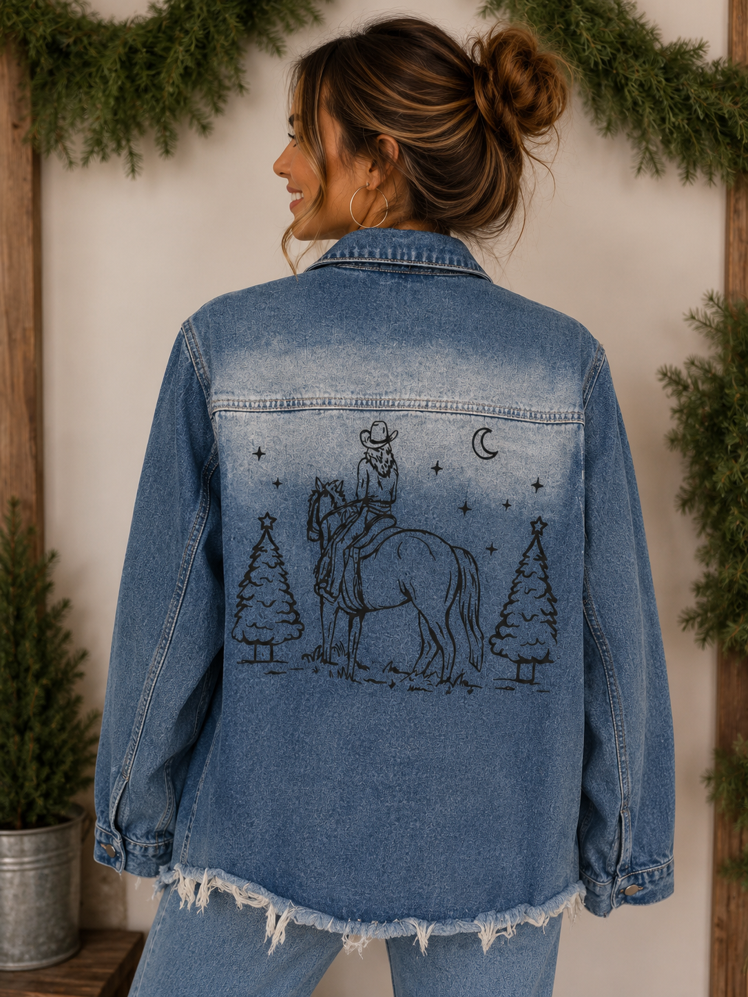 Hand Painted Denim Jacket