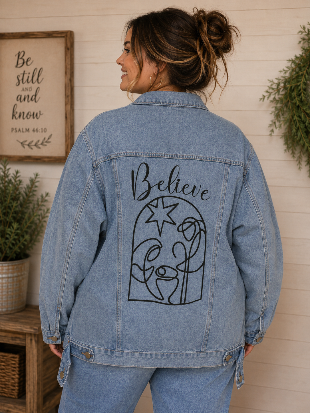 Hand Painted Denim Jacket