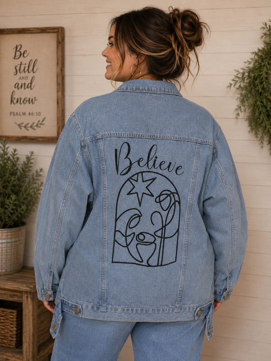 Hand Painted Denim Jacket