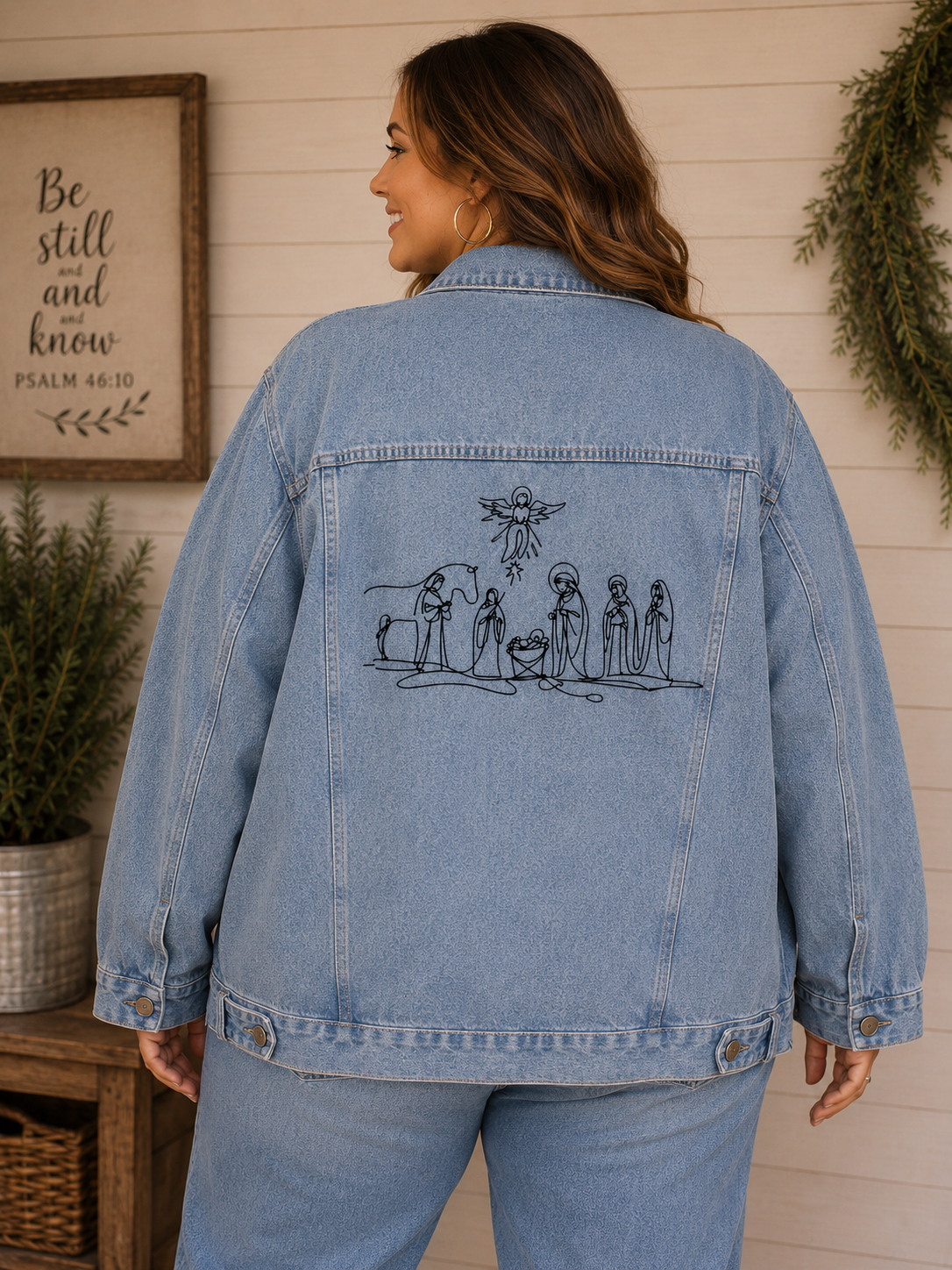 Hand Painted Denim Jacket