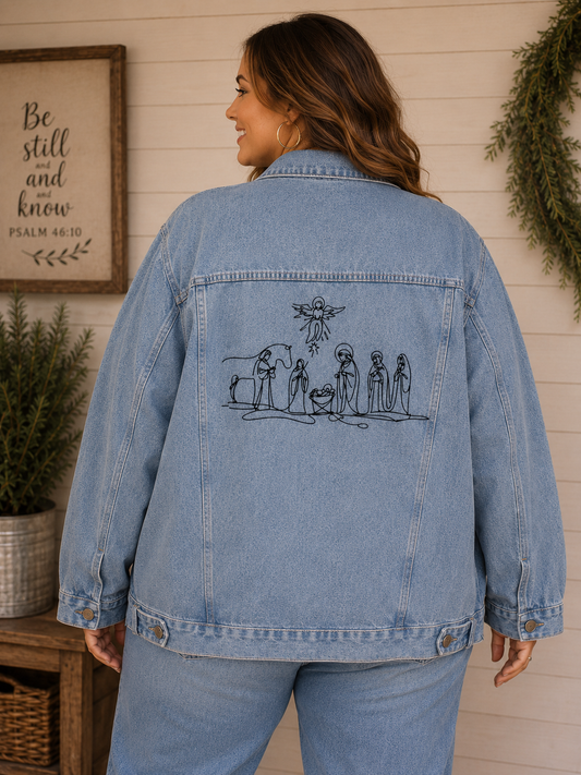 Hand Painted Denim Jacket