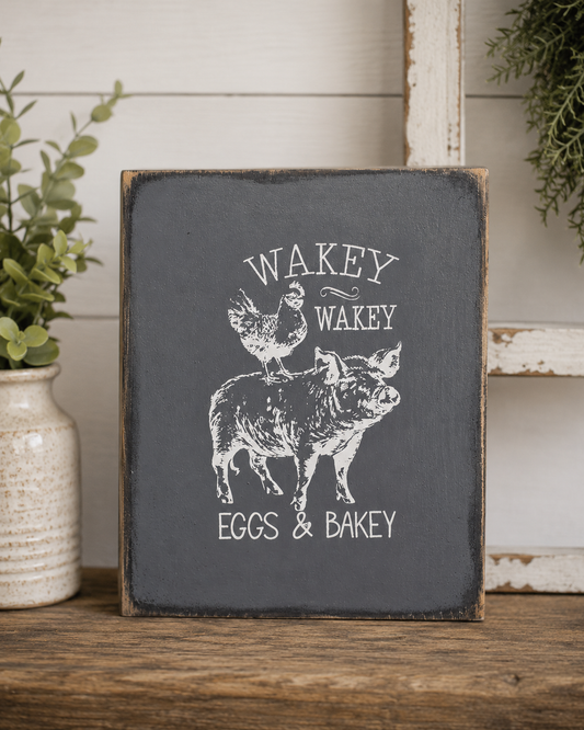 Wakey Wakey Sign