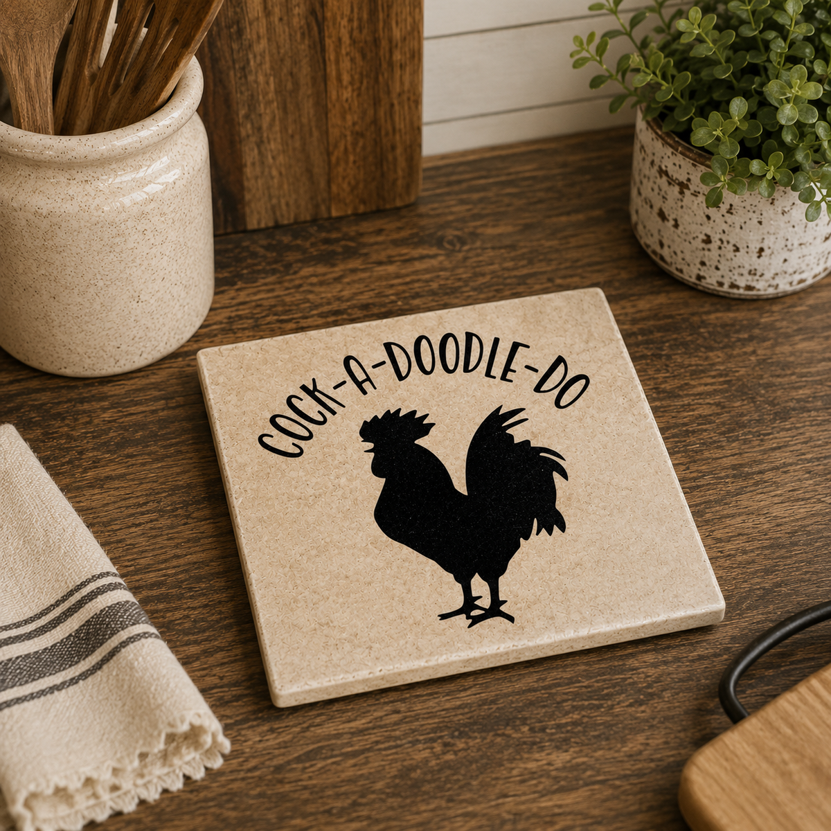 Rooster Trivets