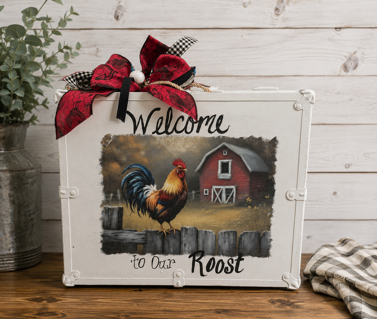 Rooster Suitcase