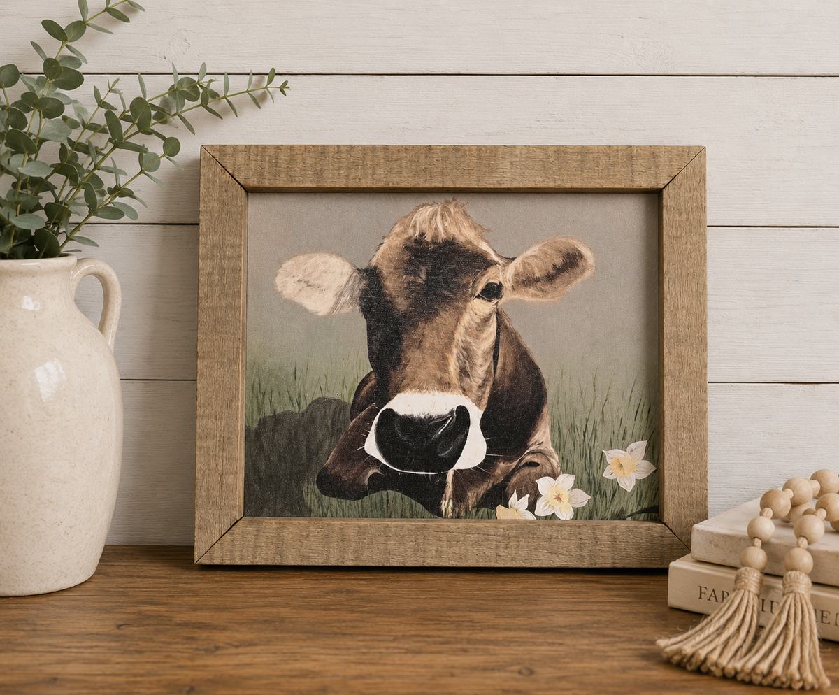 Hand Painted Cow