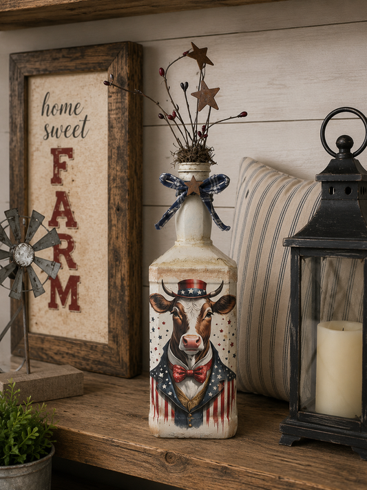 Americana Cow Bottle