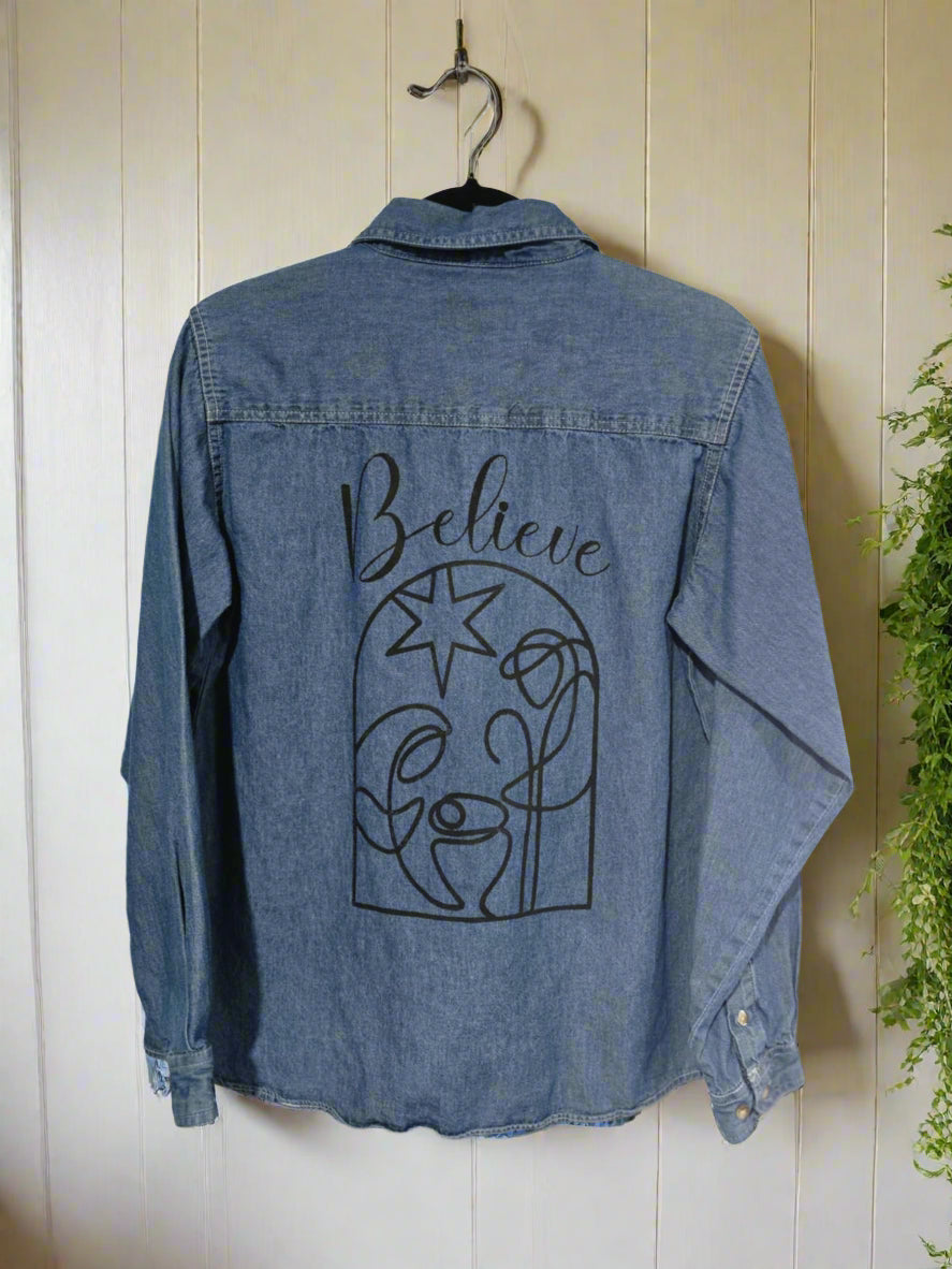 Hand Painted Denim Jacket