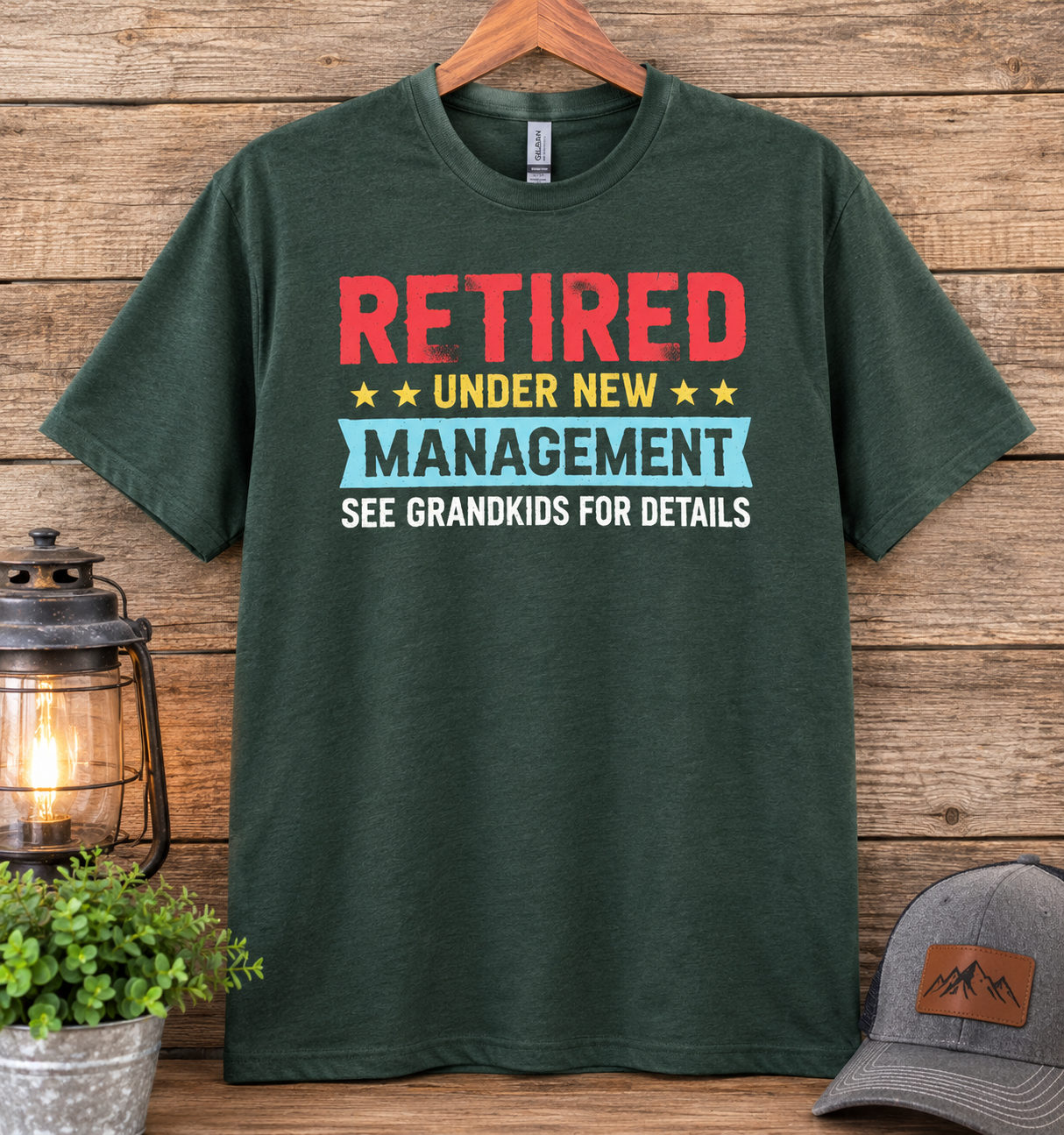 Retired Under New Management Graphic T-Shirt
