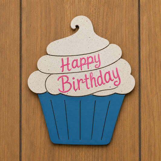 Welcome Birthday Cupcake Attachment