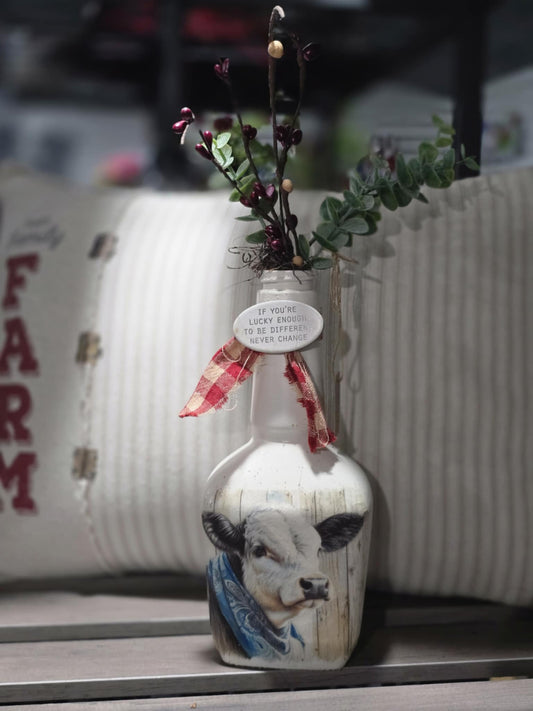 White Cow Bottle